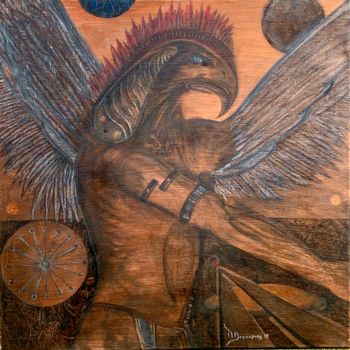 Картина под названием "sumer" - Mdesnoyers, Подлинное произведение искусства, Акрил