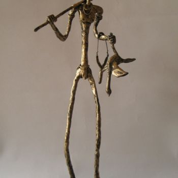 Sculpture titled "TRIBE8" by Binay Singh Shandilya, Original Artwork