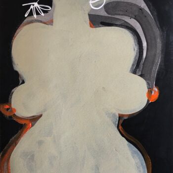 Pittura intitolato "Nude 3" da Ellie Ali, Opera d'arte originale, Acrilico
