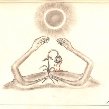 Rysunek zatytułowany „L’obstacle mental” autorstwa Bio7, Oryginalna praca