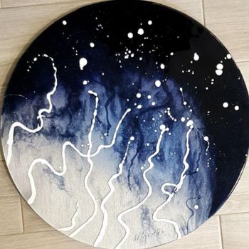 Картина под названием "Звездный путь" - Наталья Бырдина, Подлинное произведение искусства, Акрил