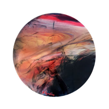 Картина под названием "Юпитер" - Наталья Бырдина, Подлинное произведение искусства, Смола