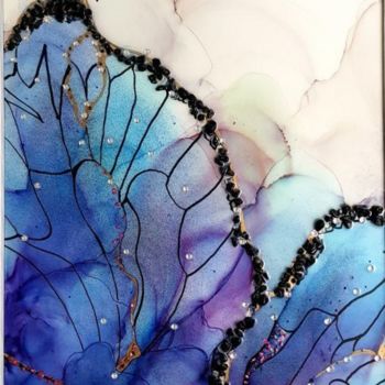 Painting titled "Butterfly" by Natalia Byrdina, Original Artwork, Ink