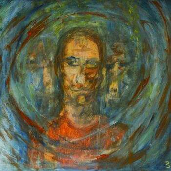 Pittura intitolato "Torn Apart" da Birgit Weisenburger, Opera d'arte originale, Acrilico