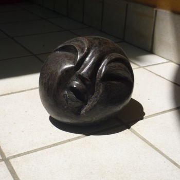 Sculpture titled "abstract budha head" by Mirco Baresco, Original Artwork
