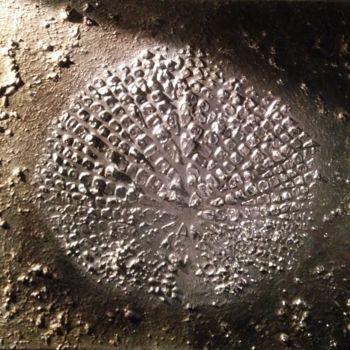 Peinture intitulée "fossile.jpg" par Christine Birobin, Œuvre d'art originale, Bombe aérosol