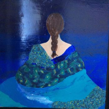 Peinture intitulée "La robe de silence" par Anick O, Œuvre d'art originale, Acrylique