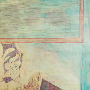 Pittura intitolato "windows" da Helmut Bischof, Opera d'arte originale, Cera