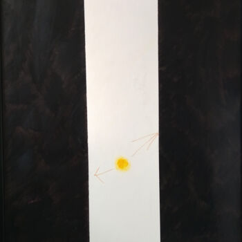 Painting titled "komm!" by Helmut Bischof, Original Artwork, Wax