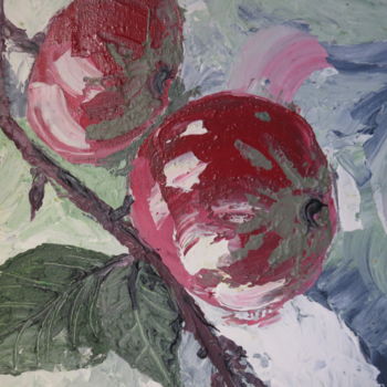 Malerei mit dem Titel "Adam and Eve" von Chantal Bishop-Corre, Original-Kunstwerk, Acryl