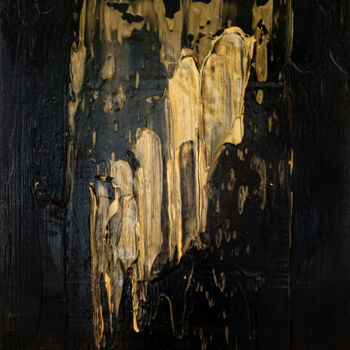 Schilderij getiteld "Dark soul with a he…" door Björn Wiedemann, Origineel Kunstwerk, Acryl
