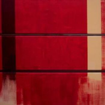 Malerei mit dem Titel "" Rote Serie (1) "" von Bk-Design-Acrylbilder, Original-Kunstwerk, Öl
