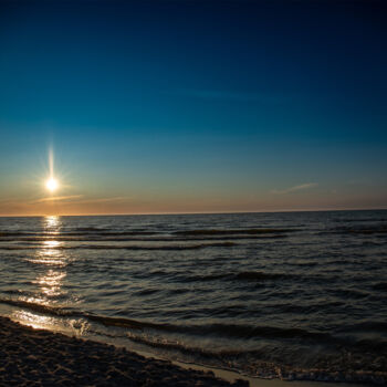 Fotografie mit dem Titel "Leba, sunset, Poland" von Blackheart, Original-Kunstwerk, Digitale Fotografie