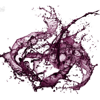 Incisioni, stampe intitolato "Beautiful Wine Spla…" da Lewis Freitag, Opera d'arte originale, Pittura digitale