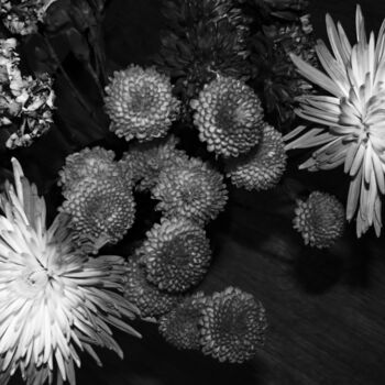 Prenten & gravures getiteld "Flowers Emono" door Lewis Freitag, Origineel Kunstwerk, Digitale afdruk Gemonteerd op Frame voo…