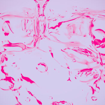 Obrazy i ryciny zatytułowany „Pink A Boo” autorstwa Lewis Freitag, Oryginalna praca, Cyfrowy wydruk Zamontowany na Drewniana…