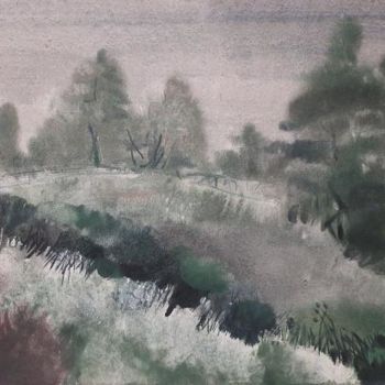 Malerei mit dem Titel "landscape 10" von Sheremetova-Blagovestnaya, Original-Kunstwerk