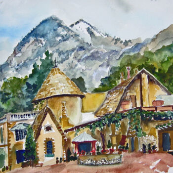 Painting titled "The LaCaille" by Blaine Clayton, Original Artwork, Watercolor