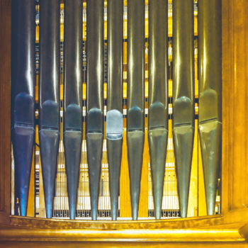 Photographie intitulée "ORGUE,COLLEGIALE DE…" par Blaise Lavenex, Œuvre d'art originale