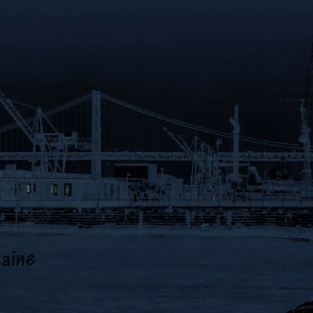 Photography titled "NUIT AMERICAINE, LI…" by Blaise Lavenex, Original Artwork