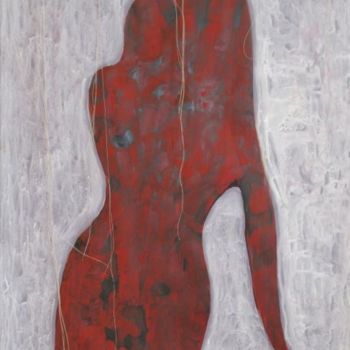 Peinture intitulée "Silhouette 1" par Sylvie Guinand (Blanche G.), Œuvre d'art originale, Acrylique