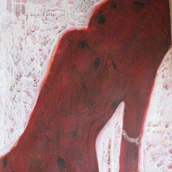 Painting titled "Silhouette 4" by Sylvie Guinand (Blanche G.), Original Artwork, Acrylic