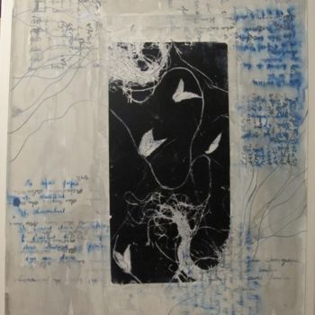 Pintura titulada "Rencontre 1" por Sylvie Guinand (Blanche G.), Obra de arte original, Oleo
