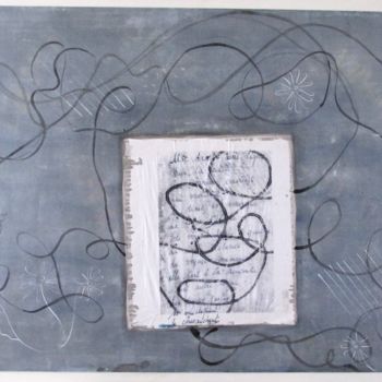 Peinture intitulée "rencontre 3" par Sylvie Guinand (Blanche G.), Œuvre d'art originale