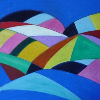 Painting titled "Composition of colo…" by Mtb, Original Artwork