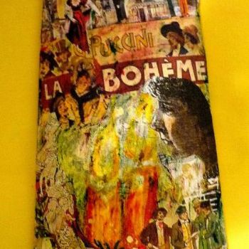 Collages titled "PUCCINI - LA BOHEME" by Mtb, Original Artwork