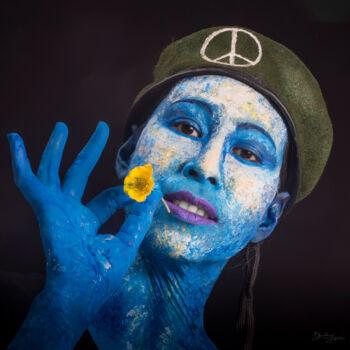 Photography titled "Peace and love" by Blandine Legros, Original Artwork, Non Manipulated Photography Mounted on Aluminium