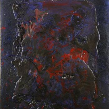 Malerei mit dem Titel "la grande bleu" von Blandine Martin, Original-Kunstwerk