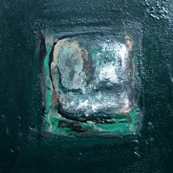 Malerei mit dem Titel "a green thought" von Blandine Martin, Original-Kunstwerk