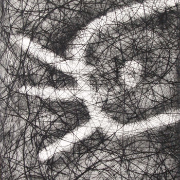 Отпечатки и Гравюры под названием "LA MUE MET LA MAIN…" - Bruno Laxague, Подлинное произведение искусства, гравюра