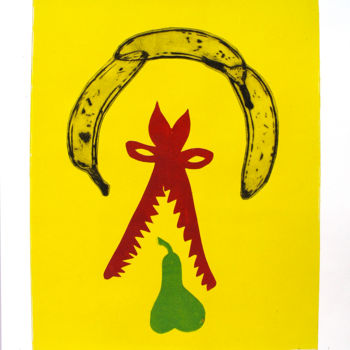 Отпечатки и Гравюры под названием "PERSÉE ET ANDROMÈDE" - Bruno Laxague, Подлинное произведение искусства, Монотип