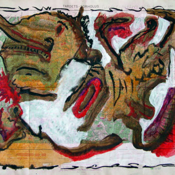 Painting titled "26-II-O4 (1)" by Bruno Laxague, Original Artwork, Acrylic
