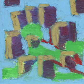 Peinture intitulée "11-V-19" par Bruno Laxague, Œuvre d'art originale, Pastel