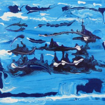 Malerei mit dem Titel "marine.jpg" von Bruno Lescarret, Original-Kunstwerk, Acryl