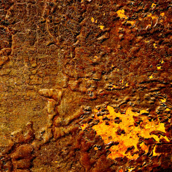 Photographie intitulée "Paint & Rust" par Blindmind, Œuvre d'art originale