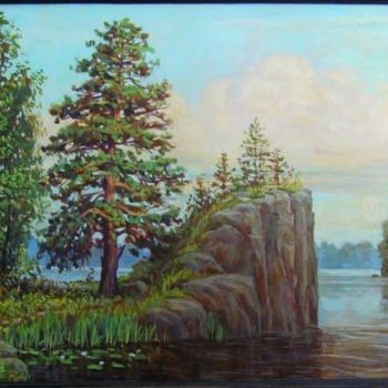 Painting titled "Вуокса" by Igorevich, Original Artwork