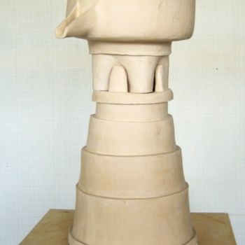 Sculpture intitulée "TURBOT MIX" par Françoise Blondeau, Œuvre d'art originale