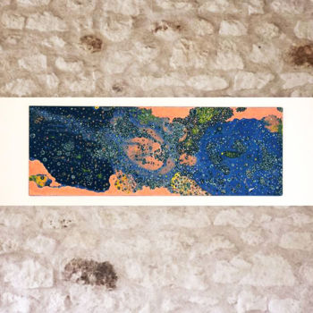 Ζωγραφική με τίτλο "Univers" από Christopher Laurent-Blondel, Αυθεντικά έργα τέχνης, Ακρυλικό