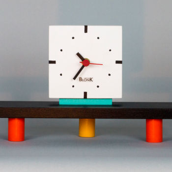 Design getiteld "BlonK ClocK H1" door Johannes Blonk, Origineel Kunstwerk, Tabel kunst