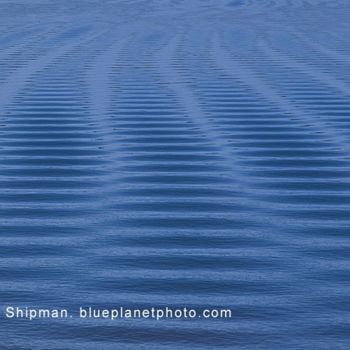 Photographie intitulée "Wave Abstract" par Mike Shipman, Œuvre d'art originale