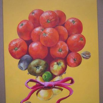 Painting titled "Fruits d'hiver" by Isabelle Rissoans, Original Artwork