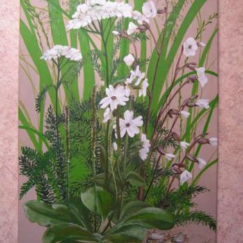 Painting titled "Les Mauvaises Herbes" by Isabelle Rissoans, Original Artwork