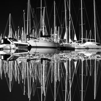 Photography titled "Reflection of Docke…" by Benjamin Lurie, Original Artwork, Digital Photography