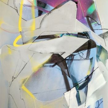 Malerei mit dem Titel "UNTITLED" von Bluxe, Original-Kunstwerk, Acryl