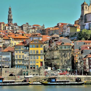 Photography titled "Porto. #1. Portugal" by Boris Davidovich, Original Artwork, Digital Photography