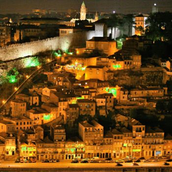 Fotografía titulada "Nightly Porto. Port…" por Boris Davidovich, Obra de arte original, Fotografía digital